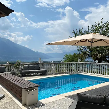 Dream House With A Fantastic View Of Maggiore And The Pool * Gordola