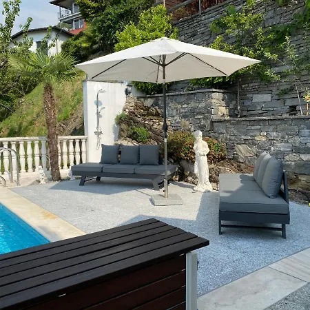 Patrizia With A Fantastic View Of Maggiore And The Pool