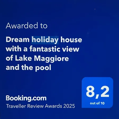 Villa Patrizia With A Fantastic View Of Maggiore And The Pool Gordola