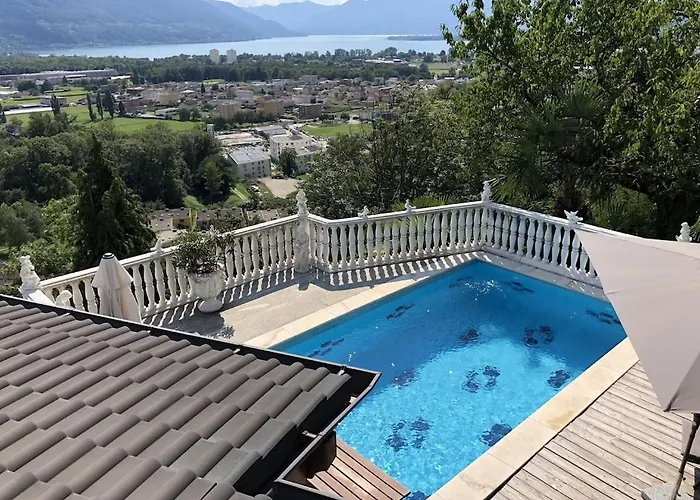 Villa Patrizia With A Fantastic View Of Maggiore And The Pool *
